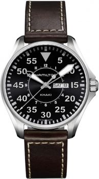 Часы наручные HAMILTON H64611535 PILOT QUARTZ