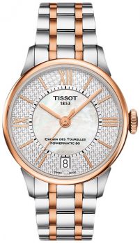 Часы наручные TISSOT T099.207.22.118.01 CHEMIN DES TOURELLES POWERMATIC 80 HELVETIC PRIDE LADY