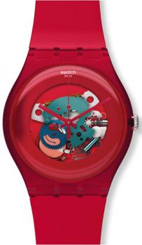 Часы наручные SWATCH SUOR101 RED LACQUERED