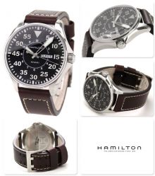 Часы наручные HAMILTON H64611535 PILOT QUARTZ