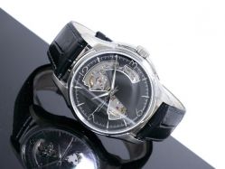 Часы наручные HAMILTON H32565735 JAZZMASTER OPEN HEART AUTO