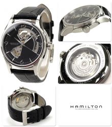 Часы наручные HAMILTON H32565735 JAZZMASTER OPEN HEART AUTO