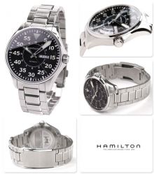 Часы наручные HAMILTON H64611135 PILOT QUARTZ