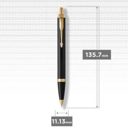 Ручка PARKER 1931666 IM Metal Black GT