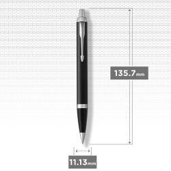 Ручка PARKER 1931665 IM Metal Black CT