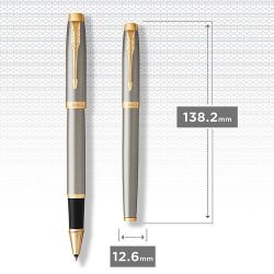 Ручка PARKER 1931663 IM Metal Brushed GT роллер