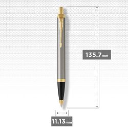 Ручка PARKER 1931670 IM Metal Brushed GT