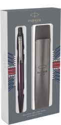 Подарочный набор с чехлом и Шариковая ручка Parker Jotter Essential Victoria Violet CT