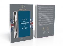 Подарочный набор с блокнотом и Шариковые ручки Parker Jotter St. Steel СT